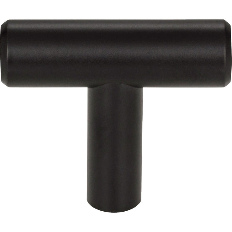 Image of Elements Naples 1-9/16 In. Length Matte Black Bar Knob