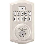 Image of Kwikset Signature Series Traditional SmartCode Satin Nickel Electronic Deadbolt