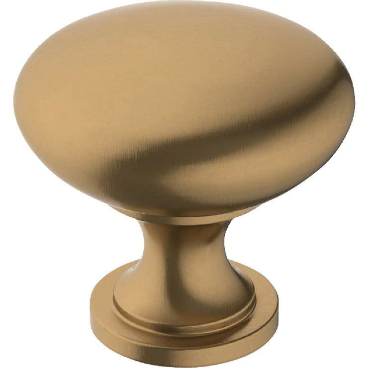 Image of Amerock Edona 1.25 In. Dia. Round Champagne Bronze Cabinet Knob