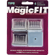 Image of  Magic Sliders Magic Fit 1-7/16 In. - 1-5/8 In. Square Slider (4-Pack)