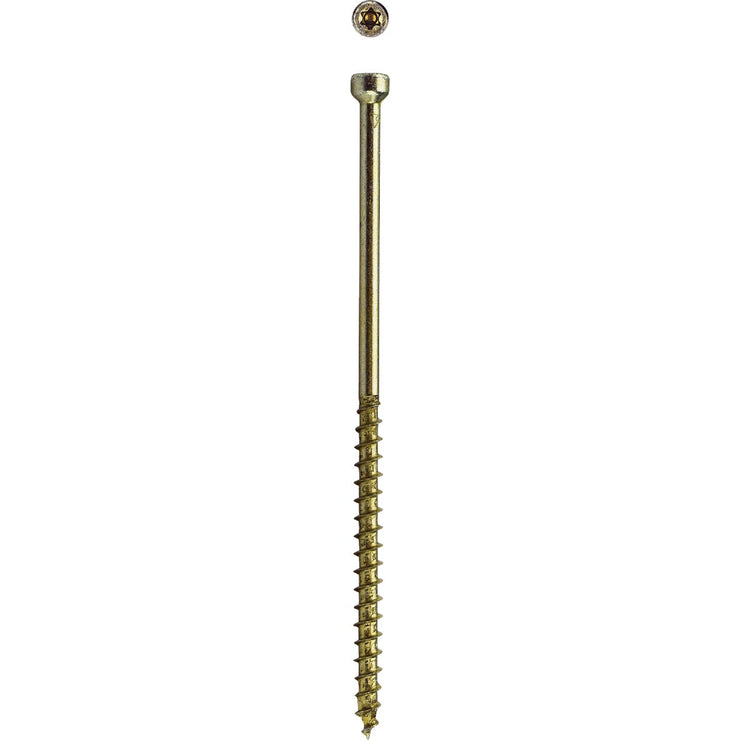 Image of SPAX 9 x 4 In. PT HCR (Exterior Rated) Yellow Trim Screw (50-Count)