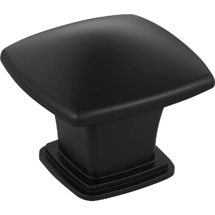 Image of Amerock Garfield 1.1875 In. L. Matte Black Knob
