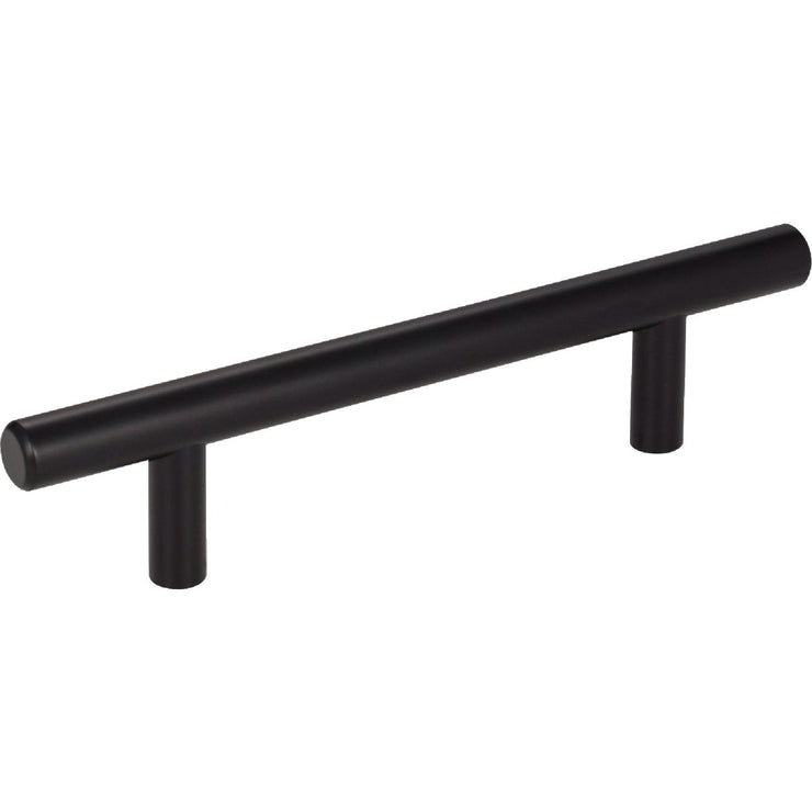 Image of Elements Naples 3.75 Center-to-Center Matte Black Cabinet Bar Pull