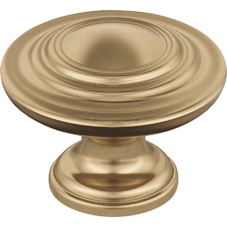 Image of Amerock Inspirations 1.3125 In. Dia. Round Champagne Bronze Knob