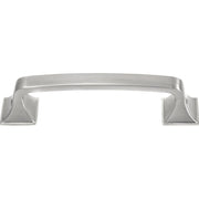 Image of Laurey Newport 3-3/4 In. Center-To-Center Satin Nickel Pull Cabinet Drawer Pull