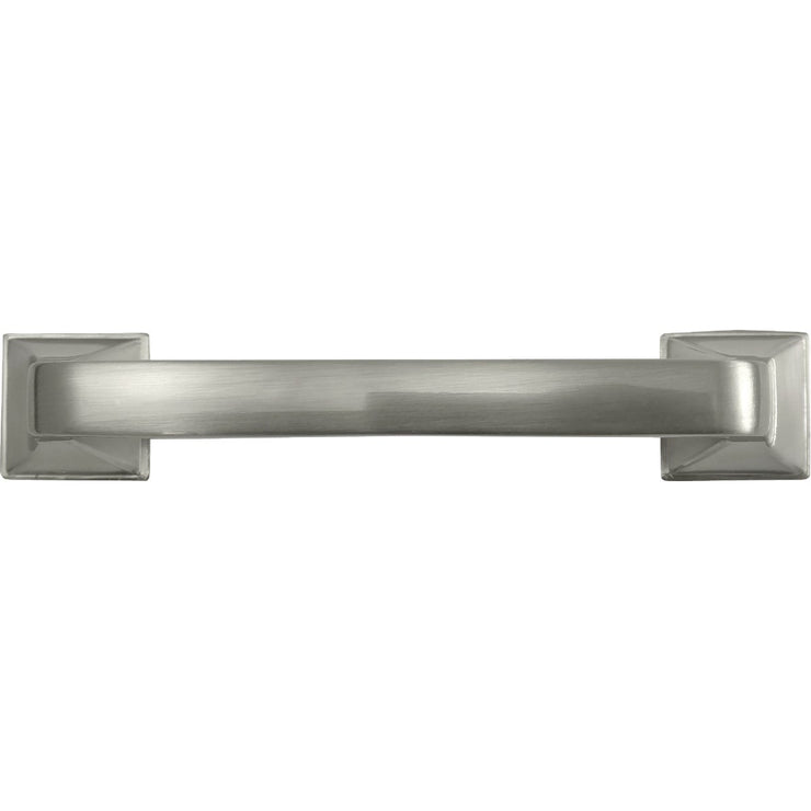 Image of Laurey Newport 3-3/4 In. Center-To-Center Satin Nickel Pull Cabinet Drawer Pull