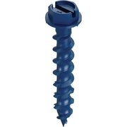 Image of Simpson Strong-Tie Titen Turbo  1/4 in. x 1-1/4 in. Hex-Head Concrete and Masonry Screw, Blue (8-Qty)