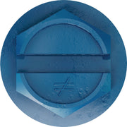 Image of Simpson Strong-Tie Titen Turbo  1/4 in. x 1-1/4 in. Hex-Head Concrete and Masonry Screw, Blue (8-Qty)