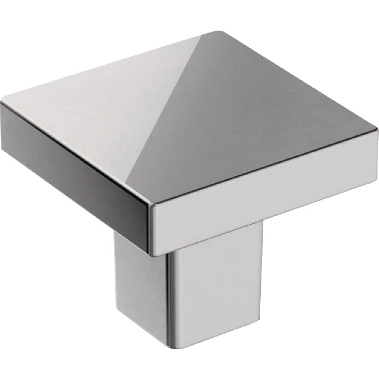 Image of Amerock Monument 1.1875 In. Square Polished Chrome Cabinet Knob