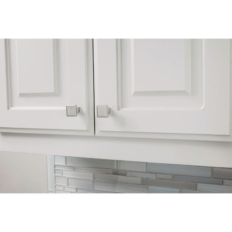 Image of KasaWare 1-1/4 In. Diameter Satin Nickel Oval Knob (10-Pack)