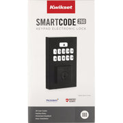 Image of Kwikset Signature Series Contemporary SmartCode Matte Black Electronic Deadbolt