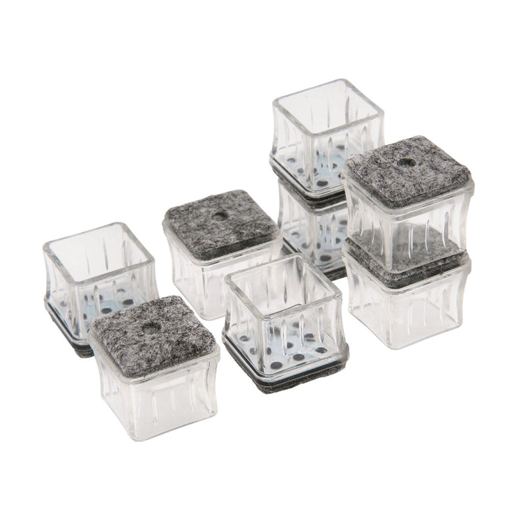 Image of Magic Sliders Magic Fit - .59 In. - .70 In. Square Felt Furniture Leg Cup (8-Pack)