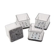 Image of Magic Sliders Magic Fit - 1-1/4 In. - 1-3/8 In. Square Felt Furniture Leg Cup (4-Pack)