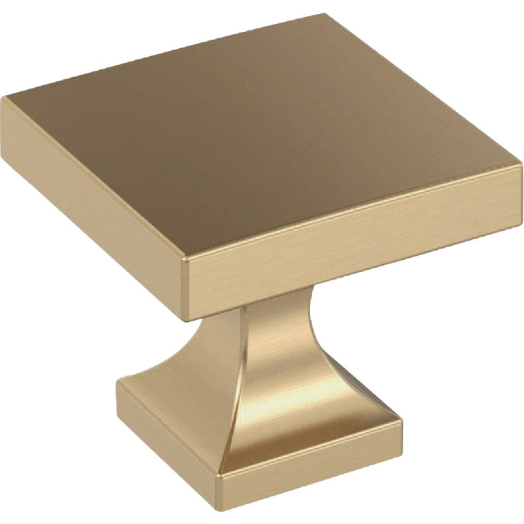 Image of Amerock Pedestal 1.0625 In. Square Champagne Bronze Knob