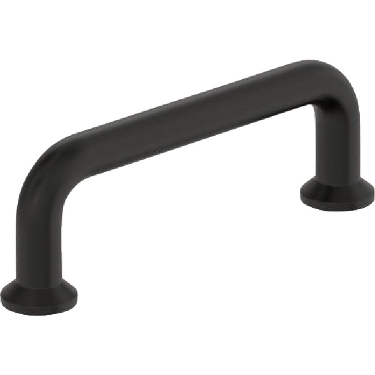 Image of Amerock Factor 3 In. Matte Black Cabinet Pull