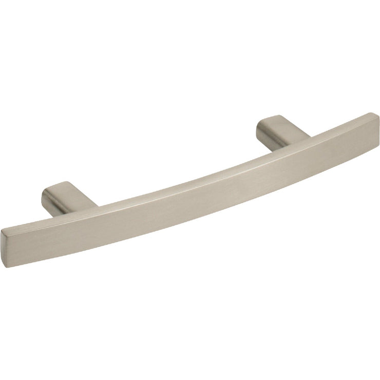 Image of Elements Thatcher 5-1/4 In. Overall Length Satin Nickel Curved Cabinet Bar Pull