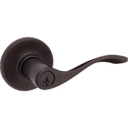 Image of Kwikset Ventian Bronze Balboa Entry Door Lever with Smartkey