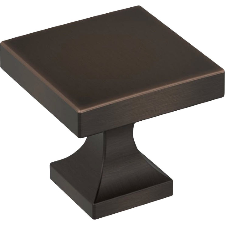 Image of Amerock Pedestal 1.0625 In. Square Oil Rubbed Bronze Knob