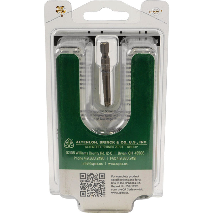 Image of SPAX 1/4 X 2-1/2 In. PowerLag Washer Head T-30 HCR (Exterior Rated) Lag Screw Power Pax (12-Count)