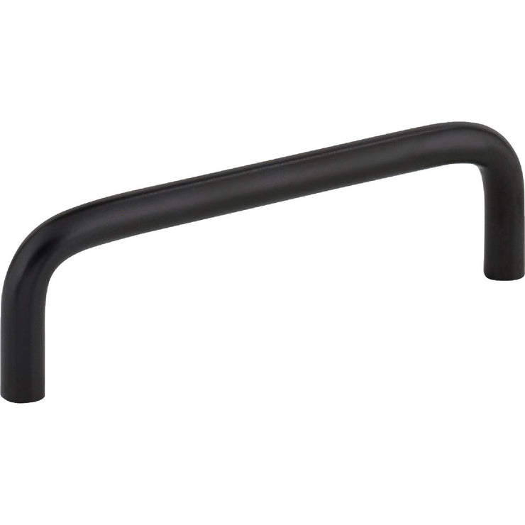 Image of Elements Torino 4-5/16 In. Overall Length Matte Black Cabinet Wire Pull