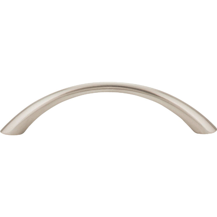 Image of Elements Capri 4-1/2 In. Overall Length Satin Nickel Arched Cabinet Pull