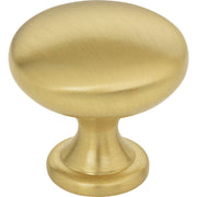 Image of KasaWare 1-3/16 In. Diameter Brushed Gold Cabinet Knob (4-Pack)