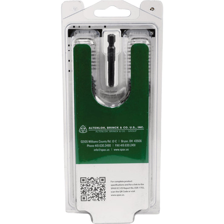 Image of SPAX 1/4 X 5 In. PowerLag Washer Head T-30 HCR (Exterior Rated) Lag Screw Power Pax (12-Count)