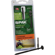 Image of SPAX 1/4 X 5 In. PowerLag Washer Head T-30 HCR (Exterior Rated) Lag Screw Power Pax (12-Count)