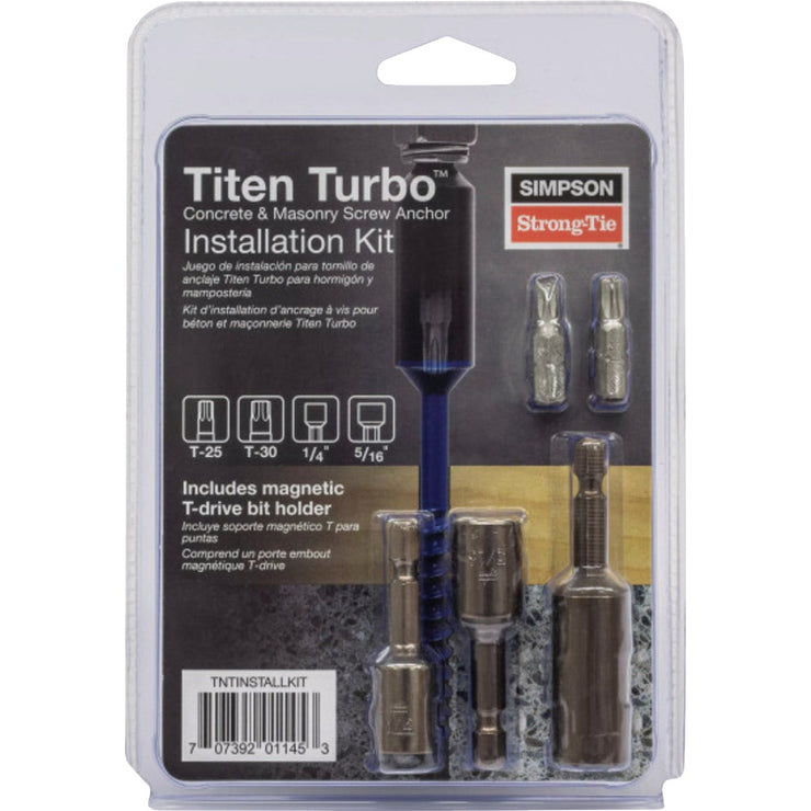 Simpson Strong-Tie Titen Turbo Installation Tool Kit – Hemlock Hardware