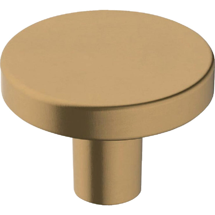 Image of Amerock Versa 1.375 In. Dia. Round Champagne Bronze Cabinet Knob