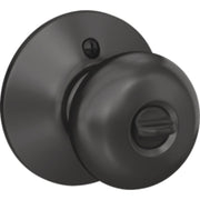 Image of Schlage Plymouth Matte Black Knob Keyed Entry