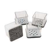 Image of Magic Sliders Magic Fit - 1-7/16 In. - 1-5/8 In. Square Felt Furniture Leg Cup (4-Pack)