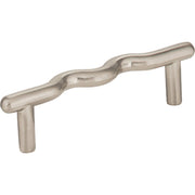 Image of  Elements Verona 3-7/8 In. Satin Nickel Wavy Cabinet Pull