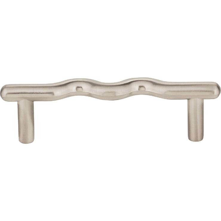 Image of  Elements Verona 3-7/8 In. Satin Nickel Wavy Cabinet Pull