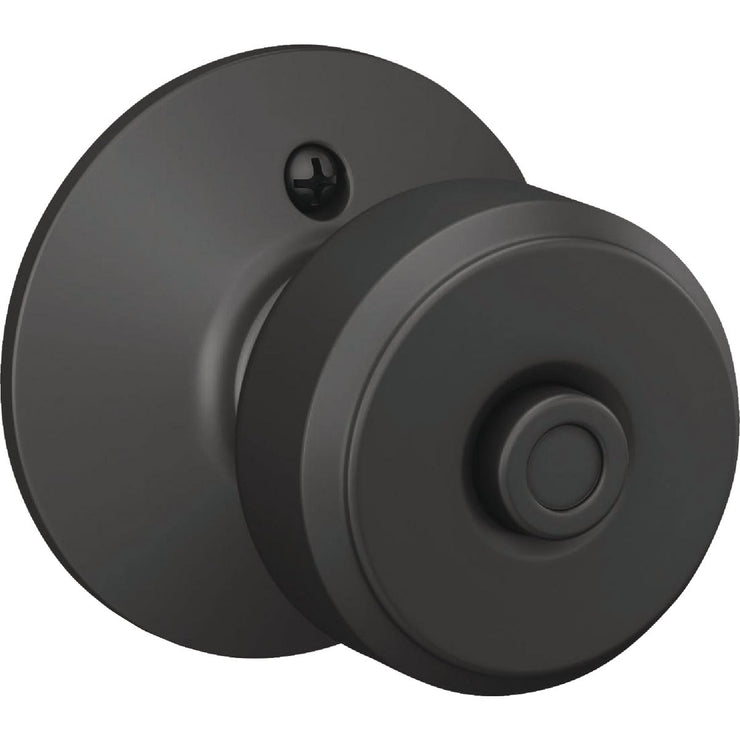 Image of Schlage Bowery Matte Black Bed & Bath Privacy Lock