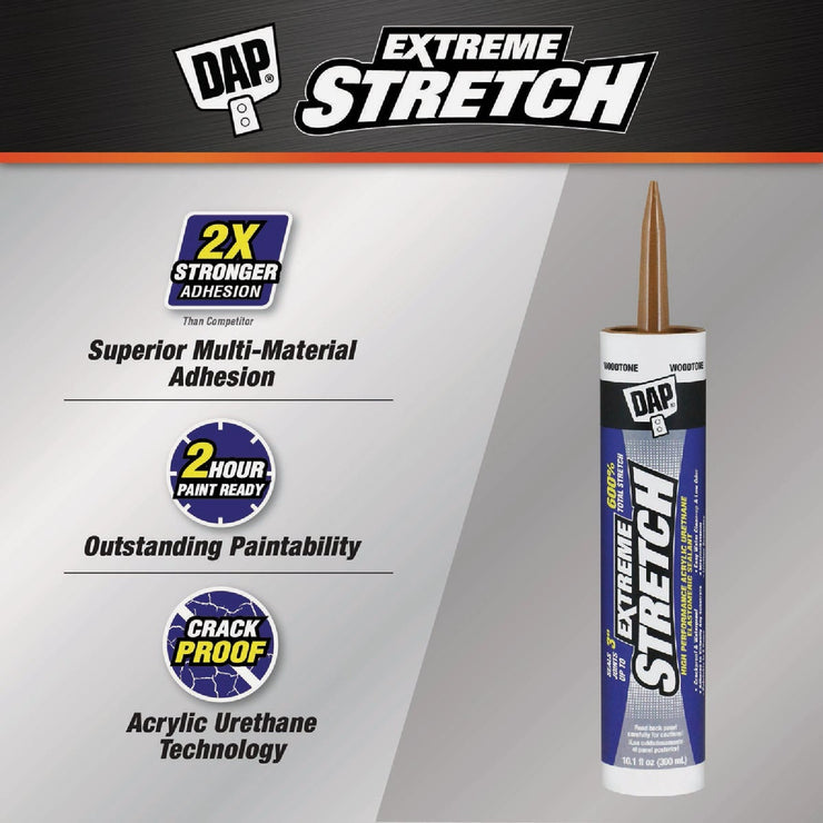 Image of Dap Extreme Stretch 10.1 Oz. Woodtone Acrylic Urethane Premium Elastomeric Sealant