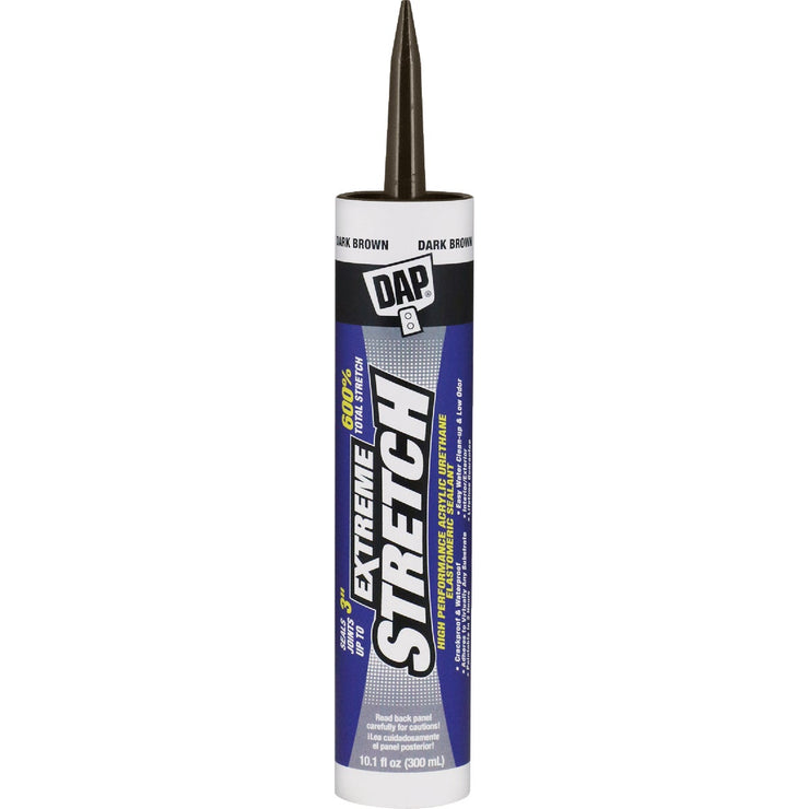 Image of Dap Extreme Stretch 10.1 Oz. Dark Brown Acrylic Urethane Premium Elastomeric Sealant