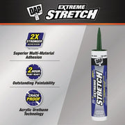 Image of Dap Extreme Stretch 10.1 Oz. Pine Green Acrylic Urethane Premium Elastomeric Sealant