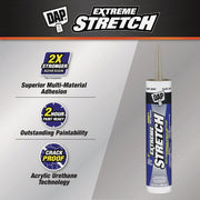 Image of Dap Extreme Stretch 10.1 Oz. Slate Gray Acrylic Urethane Premium Elastomeric Sealant