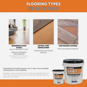 Image of Roberts 1487 Engineered+ 1 Gal. Wood Flooring Adhesive