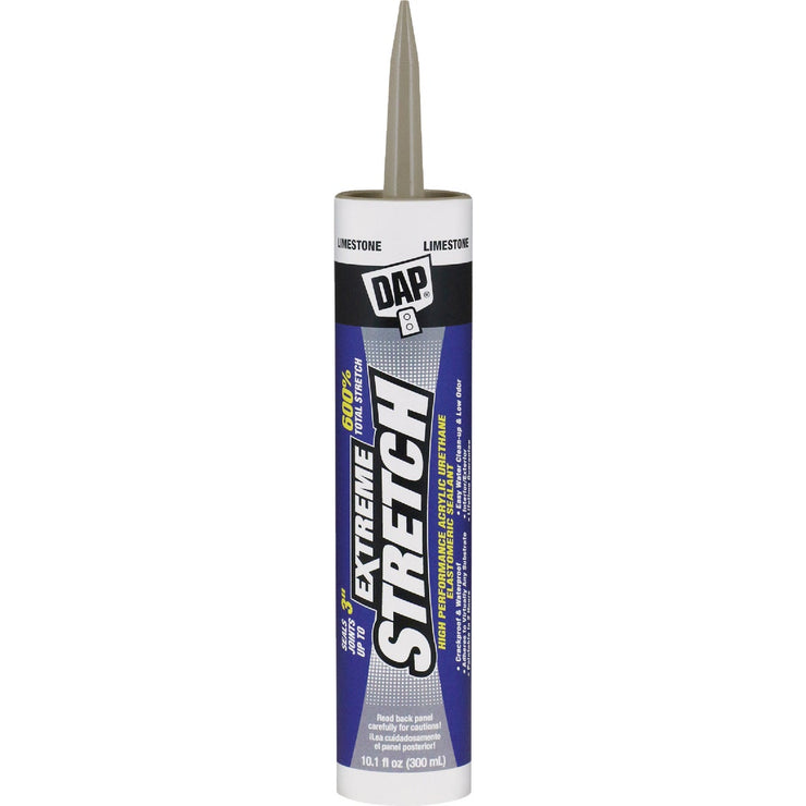Image of Dap Extreme Stretch 10.1 Oz. Limestone Acrylic Urethane Premium Elastomeric Sealant