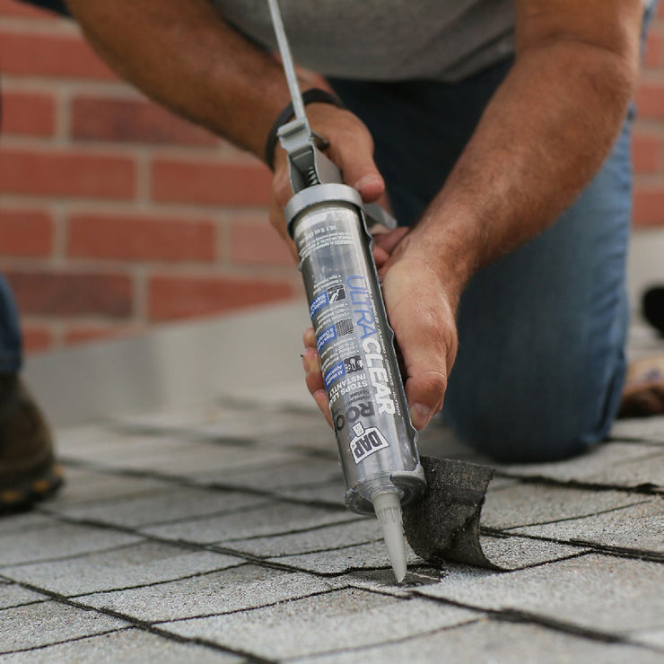 Image of Dap 10.1 Oz. Ultra Clear Waterproof Rubberized Roof Sealant