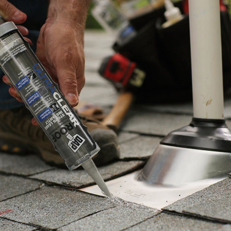 Image of Dap 10.1 Oz. Ultra Clear Waterproof Rubberized Roof Sealant