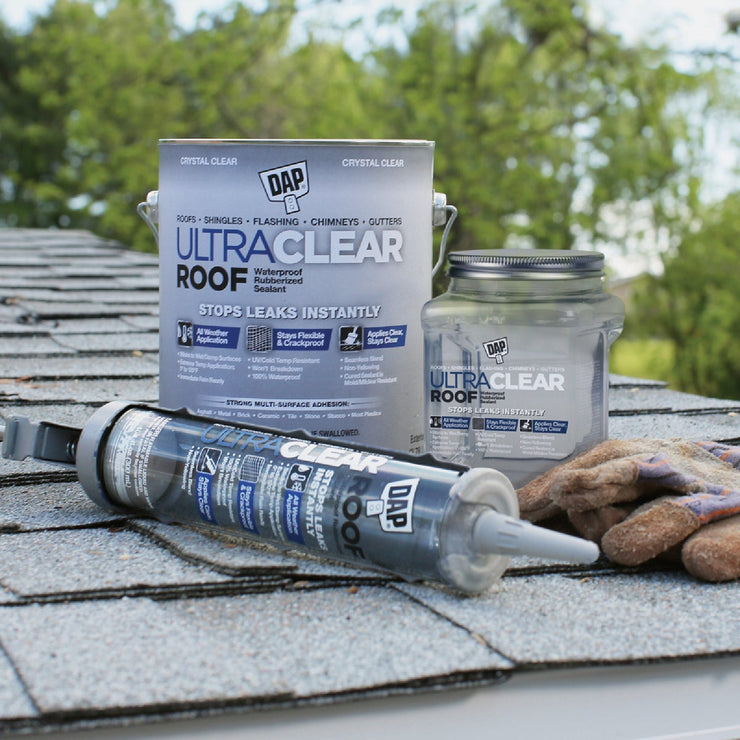 Image of Dap 10.1 Oz. Ultra Clear Waterproof Rubberized Roof Sealant