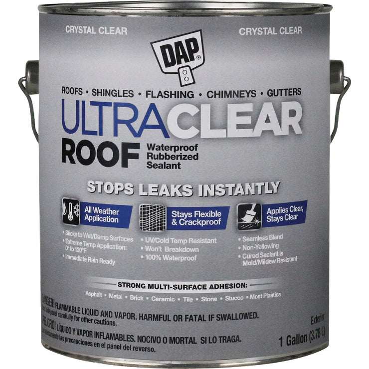 Image of Dap Ultra Clear Roof 1 Gal. Waterproof Rubberized Roof Sealant
