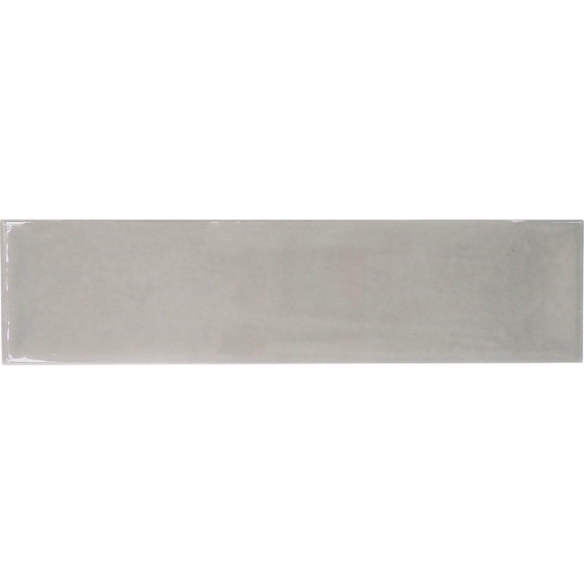 Emser Raku 3 In. x 12 In. Glossy Silver Ceramic Wall Tile with Hand Gl ...