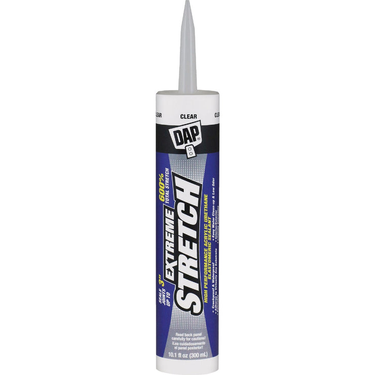 Image of Dap Extreme Stretch 10.1 Oz. Clear Acrylic Urethane Premium Elastomeric Sealant