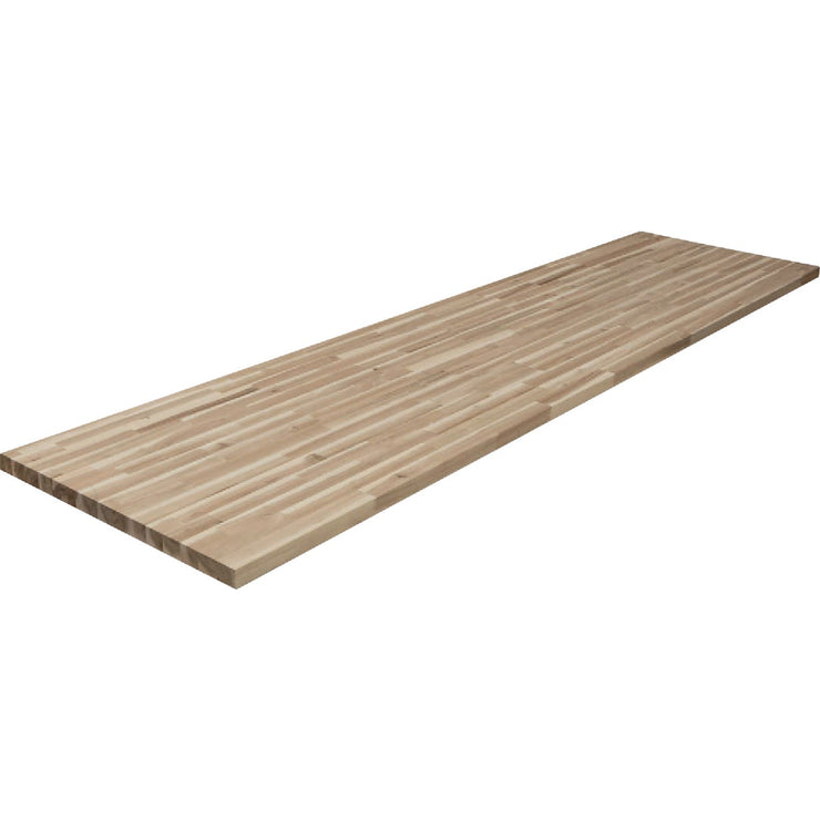 Image of VT Industries CenterPointe 10 Ft. Butcher Block Countertop, Unfinished Acacia Wood