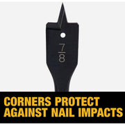 Image of DeWalt 6-Piece Heavy-Duty Spade Bit Set
