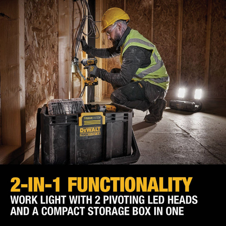 Image of DEWALT ToughSystem 2.0 20V/60V MAX Adjustable Work Light with Storage Tote